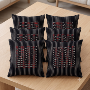 Kotpad cushion covers Black - Set of 5